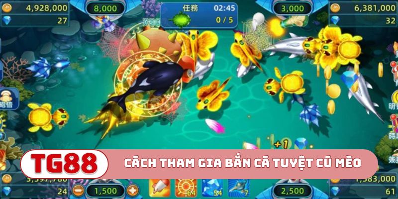 Cách tham gia bắn cá TG88 tuyệt cú mèo
